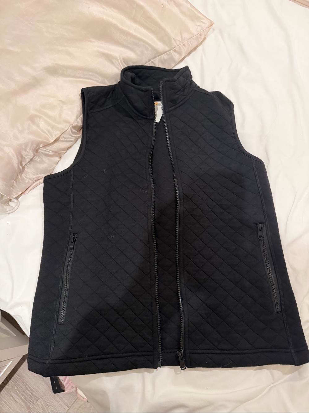 Marine Layer Women's Corbet Full Zip Vest in Black Small